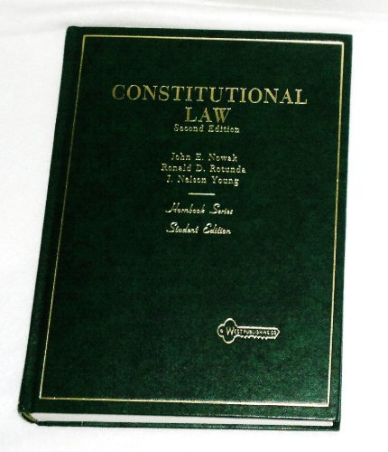 9780314734662: Constitutional law (Hornbook series)