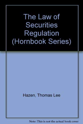 Stock image for The Law of Securities Regulation (Hornbook Series) for sale by HPB-Red