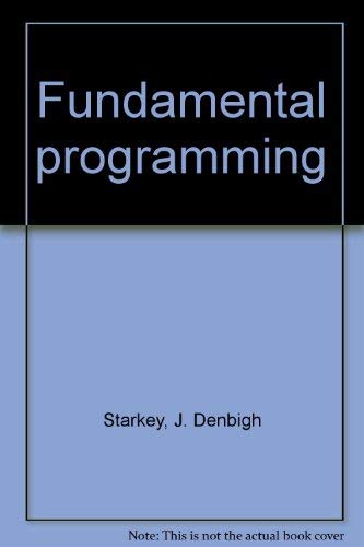 Stock image for Fundamental Programming for sale by gigabooks