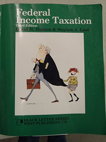 Beispielbild fr Federal income taxation (Black letter series) zum Verkauf von Wonder Book