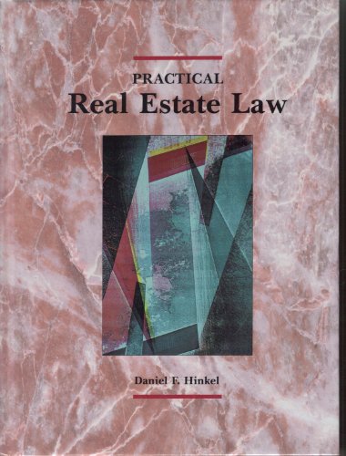 Imagen de archivo de Practical Real Estate Law a la venta por ThriftBooks-Dallas