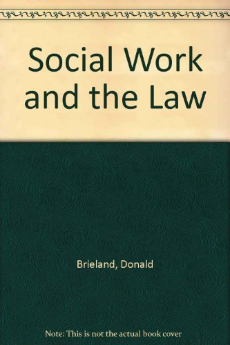 Imagen de archivo de Social Work and the Law a la venta por Virtuous Volumes et al.