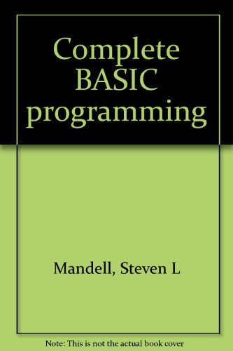 Beispielbild fr Complete BASIC programming zum Verkauf von HPB-Red