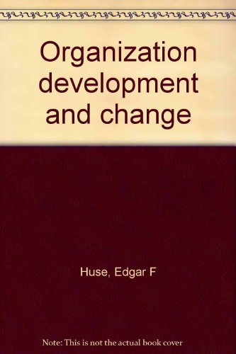 Imagen de archivo de Organization Development and Change a la venta por Better World Books