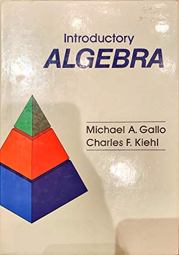 Beispielbild fr Introduction to Algebra zum Verkauf von Better World Books