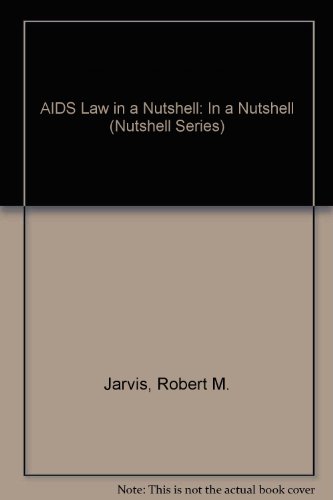 Imagen de archivo de AIDS Law in a Nutshell a la venta por Better World Books: West