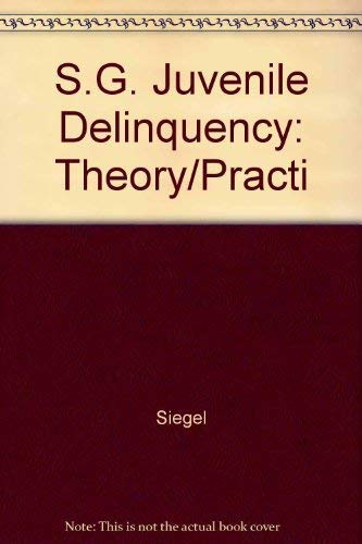 Imagen de archivo de Study Guide to Accompany Juvenile Delinquency: Theory, Practice & Law, 4th Edition a la venta por HPB-Diamond