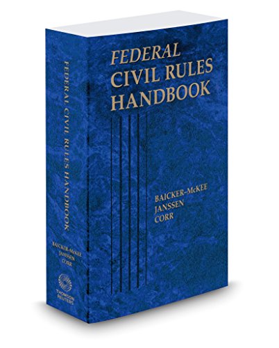 Stock image for Federal Civil Rules Handbook, 2018 ed. for sale by Goodwill Southern California