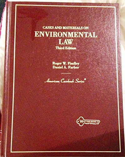 Beispielbild fr Cases and materials on environmental law. 3. Ed. American casebook series. zum Verkauf von Wissenschaftliches Antiquariat Kln Dr. Sebastian Peters UG