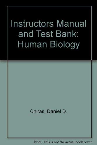 9780314851093: Instructor's Manual and test Bank to Accompany Human Biology: Health, Homeostasis, and the Environment