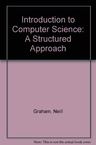 Imagen de archivo de Introduction to computer science a la venta por HPB-Red