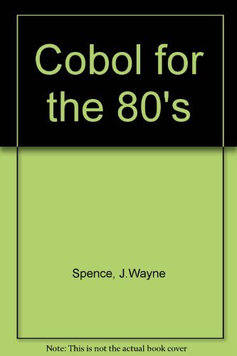 Beispielbild fr COBOL for the 80's zum Verkauf von Half Price Books Inc.