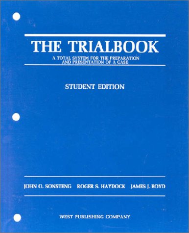 Stock image for The Trialbook, Student Edition (Coursebook) for sale by HPB-Red