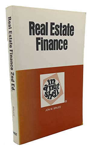 Beispielbild fr Real estate finance in a nutshell (Nutshell series) zum Verkauf von Wonder Book