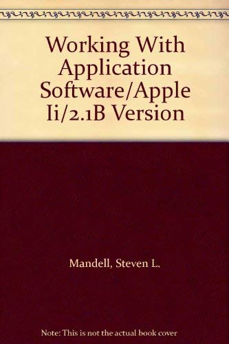 Working With Application Software/Apple II, 2.1B Version