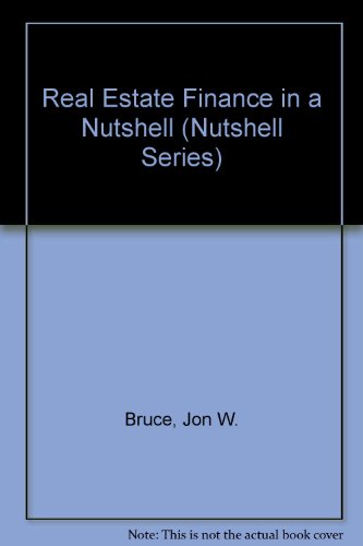 Stock image for Real Estate Finance in a Nutshell for sale by BookHolders