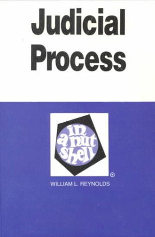 Beispielbild fr Judicial Process in a Nutshell (Nutshell Series) zum Verkauf von BooksRun