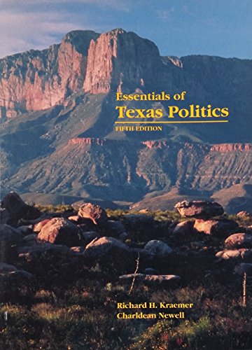 Beispielbild fr Essentials of Texas politics zum Verkauf von HPB-Red