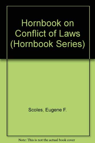 Stock image for Conflict of Laws (Hornbook Series) for sale by HPB-Red