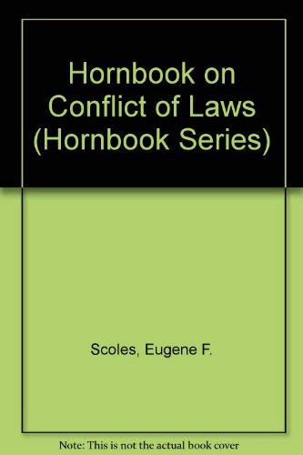 9780314893703: Conflict of Laws (Hornbook Series)