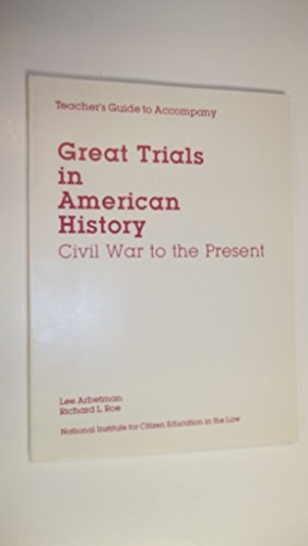 Stock image for Trials of American History for sale by Better World Books