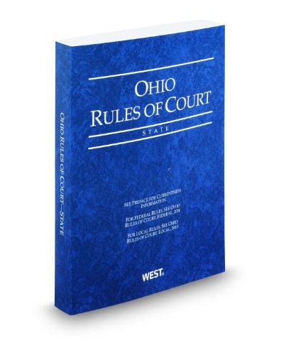 Stock image for Ohio Rules of Court - State, 2011 ed. (Vol. I, Ohio Court Rules) for sale by HPB-Ruby