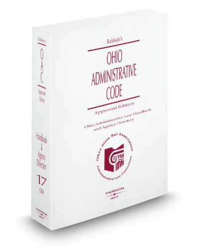 Ohio Administrative Law Handbook and Agency Directory, 2009-2010 ed. (Ohio Administrative Code) (9780314906007) by Audra DeVictor; Christopher McNeil; David Freel; Frederick Vierow; Howard Fenton; Lauren Ross; Mark Weaver; Martin Susec; Michael Lepp; Michael...