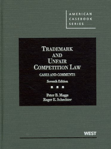 Stock image for Trademark and Unfair Competition Law: Cases and Comments for sale by Revaluation Books