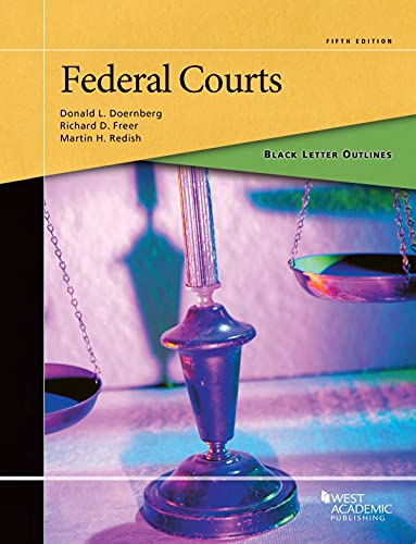 Imagen de archivo de Black Letter Outline On Federal Courts a la venta por Revaluation Books