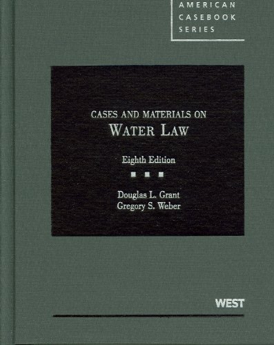 Stock image for Cases and Materials on Water Law, 8th Edition (American Casebook) for sale by HPB-Red