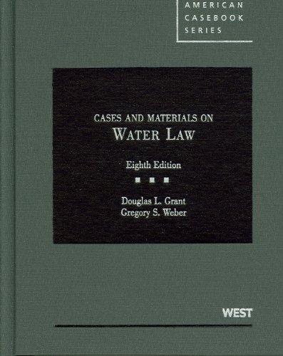 9780314907998: Cases and Materials on Water Law, 8th Edition (American Casebook)