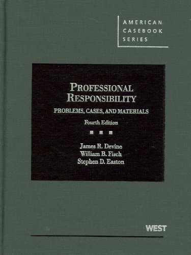 Stock image for Professional Responsibility Problems Cases and Materials (American Casebook Series) for sale by Textbooks_Source