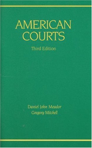 Stock image for American Courts (Coursebook) for sale by BooksRun