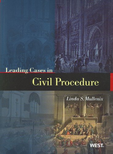 Imagen de archivo de Leading Cases in Civil Procedure a la venta por HPB-Red