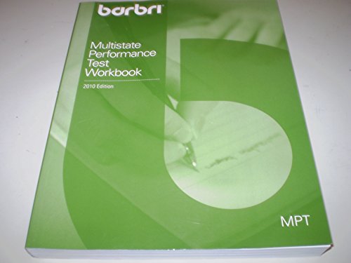 Beispielbild fr Barbri Multistate Performance Test Workbook zum Verkauf von HPB-Red