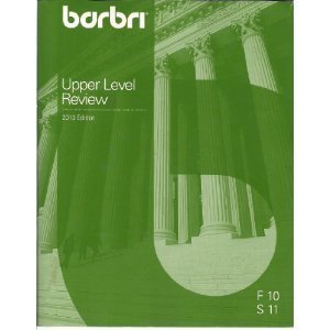 Imagen de archivo de Upper Level Review (barbri, Fall 2010 Spring 2011) a la venta por Better World Books