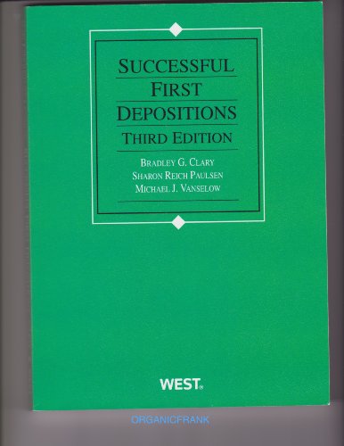 Beispielbild fr Successful First Depositions (Coursebook) zum Verkauf von SecondSale