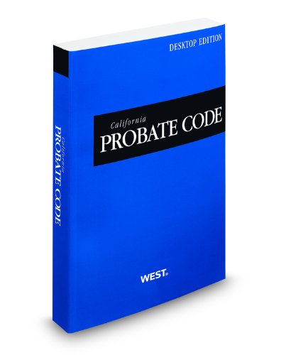 Imagen de archivo de California Probate Code, 2012 ed. (California Desktop Codes) (Nutshell Series) a la venta por HPB-Red