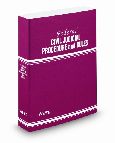 Imagen de archivo de Federal Civil Judicial Procedure and Rules, 2011 ed. a la venta por Books From California