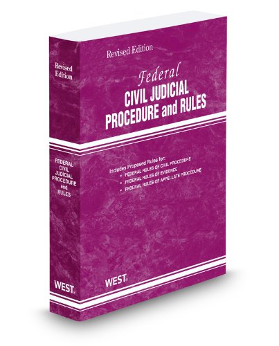 Stock image for Federal Civil Judicial Procedure and Rules for sale by BookHolders