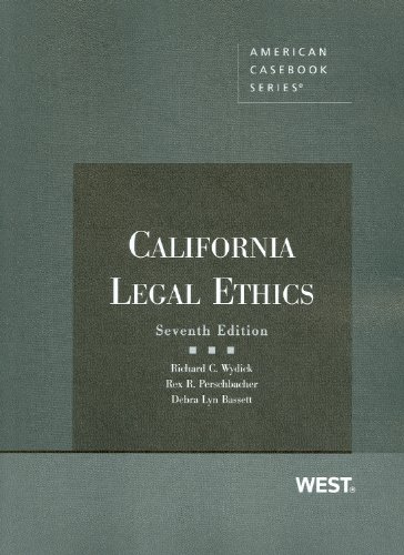 Beispielbild fr California Legal Ethics, 7th (American Casebook) zum Verkauf von Mispah books