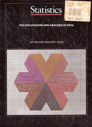 9780314931726: Statistics: The Exploration and Analysis of Data