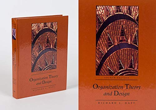 Beispielbild fr Organization Theory and Design zum Verkauf von Better World Books
