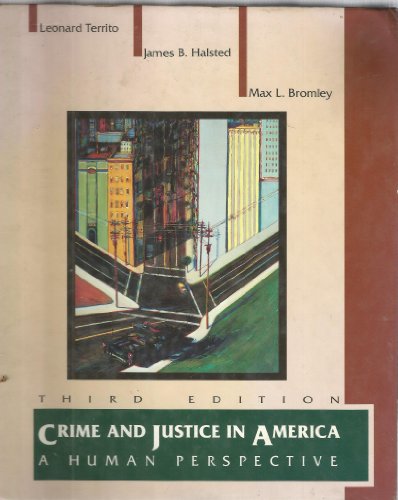 Imagen de archivo de Crime and Justice in America: A Human Perspective a la venta por HPB-Red