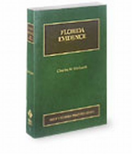 Stock image for Florida Evidence, 2006 ed. (Vol. 1, Florida Practice Series) for sale by ThriftBooks-Atlanta