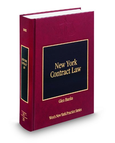 Stock image for New York Contract Law (Vol. 28, New York Practice Series) for sale by Lime Works: Books Art Music Ephemera Used and Rare