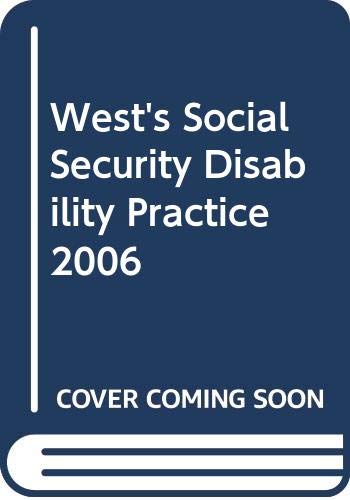 West's Social Security Disability Practice 2006 - Hall, Charles T.