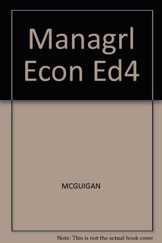 9780314963628: Managrl Econ Ed4