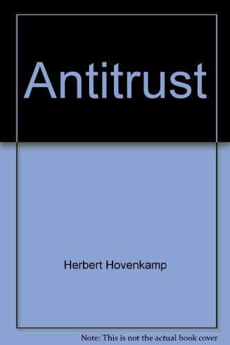 Beispielbild fr Antitrust (American Casebooks) zum Verkauf von Wonder Book