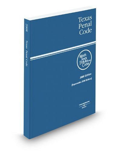 Beispielbild fr Texas Penal Code zum Verkauf von Better World Books